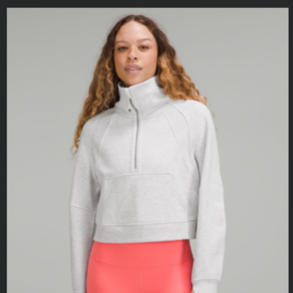 Scuba gray funnel neck